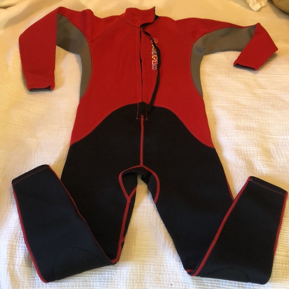 GOLDFIN size 12 Youth WerSuit Swim Surf Neoprene Full-Zip Unisex Suit Warm NEW - Picture 8 of 16